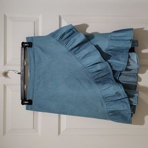 NWT Metro Wear Chambray Skirt